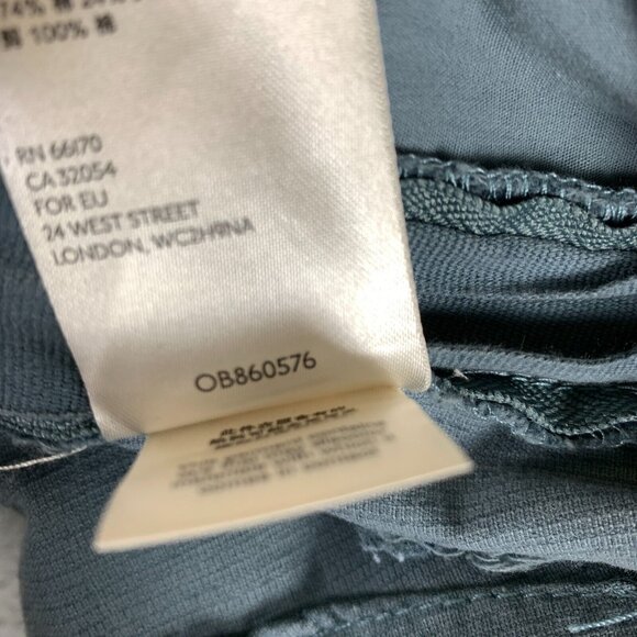 Anthropologie Pilcro Jamina Corduroy Overalls Womens 28 Blue Flare Leg Dungarees - Picture 9 of 16